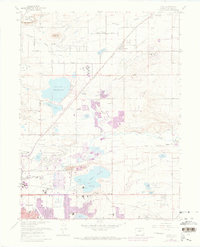 Niwot 1967 topographic map thumbnail