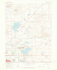 Niwot 1967 topographic map thumbnail