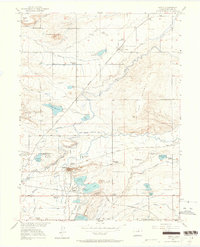 Niwot 1950 topographic map thumbnail