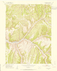 No Name Ridge 1952 topographic map thumbnail