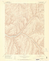 No Name Ridge 1952 topographic map thumbnail