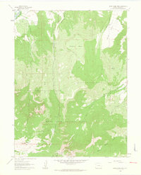 North Mamm Peak 1960 topographic map thumbnail