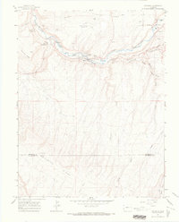 Naturita 1964 topographic map thumbnail
