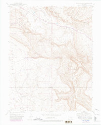 Naturita NW 1948 topographic map thumbnail