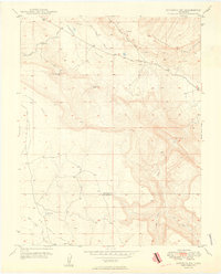 Naturita NW 1949 topographic map thumbnail