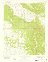 Naturita NW 1948 topographic map thumbnail