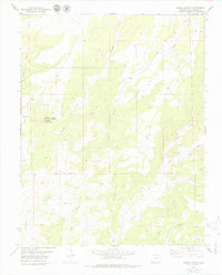 Negro Canyon 1979 topographic map thumbnail