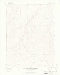 Ninemile Gap 1966 topographic map thumbnail