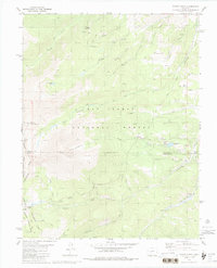 Mount Ouray 1980 topographic map thumbnail
