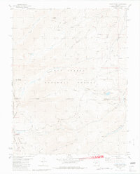 Mount Ouray 1980 topographic map thumbnail