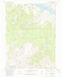 Mount Powell 1980 topographic map thumbnail