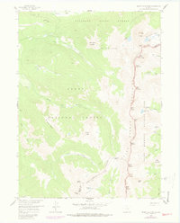 Mount Richthofen 1957 topographic map thumbnail
