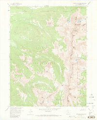 Mount Richthofen 1957 topographic map thumbnail