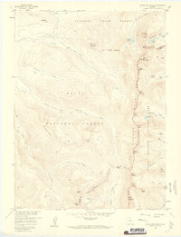 Mount Richthofen 1957 topographic map thumbnail
