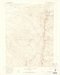 Mount Richthofen 1957 topographic map thumbnail
