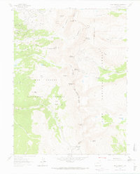 Mount Sherman 1961 topographic map preview