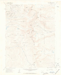 Mount Sherman 1961 topographic map thumbnail