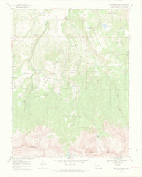 Mount Sneffels 1967 topographic map preview
