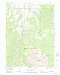 Mount Sopris 1961 topographic map thumbnail