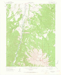 Mount Sopris 1961 topographic map thumbnail