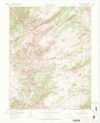 Mount Tyndall 1954 topographic map thumbnail