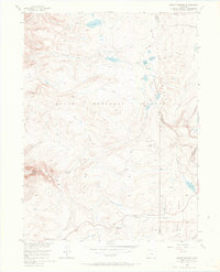 Mount Werner 1956 topographic map preview