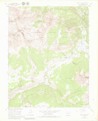 Mount Wilson 1953 topographic map thumbnail