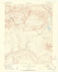 Mount Wilson 1953 topographic map preview