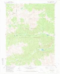 Mount Yale 1982 topographic map thumbnail