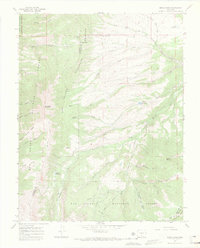 Mosca Pass 1967 topographic map thumbnail