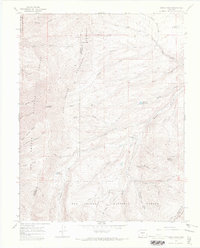 Mosca Pass 1967 topographic map thumbnail
