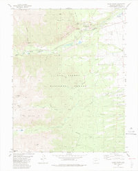 Mount Antero 1983 topographic map thumbnail