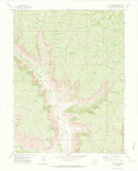 Mount Blaine 1971 topographic map thumbnail