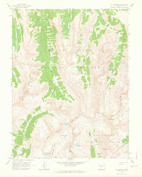 Mount Champion 1960 topographic map thumbnail