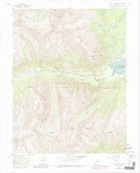 Mount Elbert 1967 topographic map thumbnail