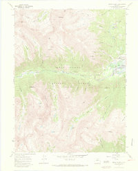 Mount Elbert 1967 topographic map preview