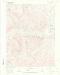Mount Elbert 1967 topographic map preview