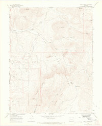 Mount Guero 1965 topographic map thumbnail