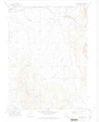 Mount Harris 1971 topographic map thumbnail