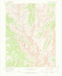 Mount Jackson 1970 topographic map preview