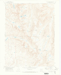 Mount Jackson 1970 topographic map thumbnail