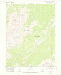 Mount Of The Holy Cross 1970 topographic map thumbnail