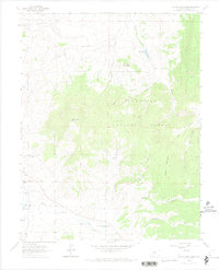 Razor Creek Dome 1962 topographic map thumbnail