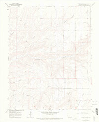Woods Canyon 1965 topographic map thumbnail