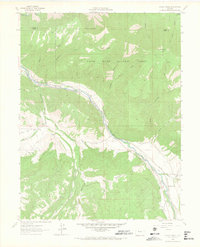 Woody Creek 1961 topographic map thumbnail