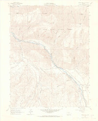 Woody Creek 1961 topographic map thumbnail