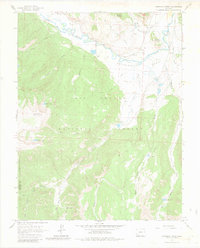 Workman Creek 1964 topographic map thumbnail