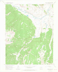 Workman Creek 1964 topographic map thumbnail