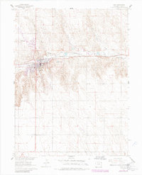 Wray 1961 topographic map preview