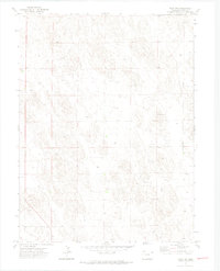 Wray NW 1971 topographic map thumbnail